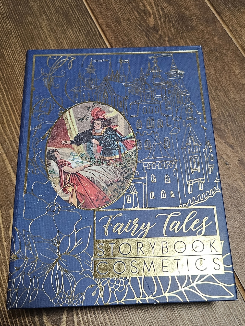 Storybook Cosmetics Fairy Tales Eyeshadow Palette - Blue & Gold with Pink Accent